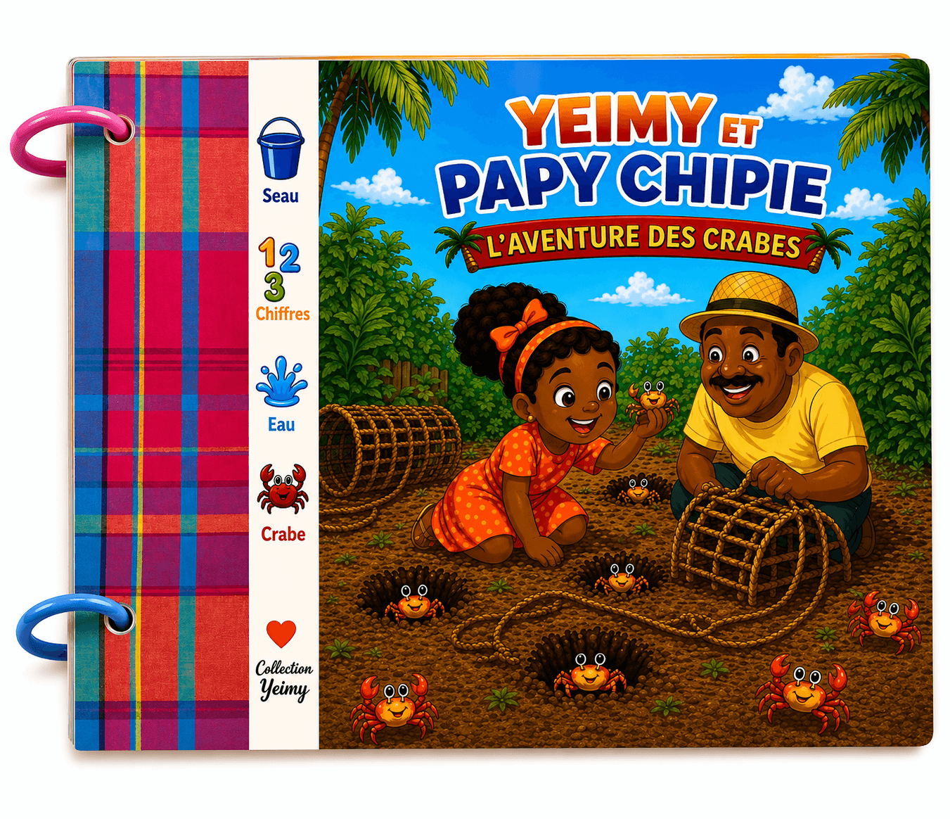 Couverture du livre : Yeimy & Papy Chipie et les crabes