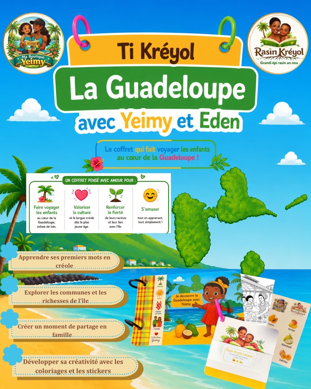Ti Kréyol - La Guadeloupe avec Yeimy - Eden